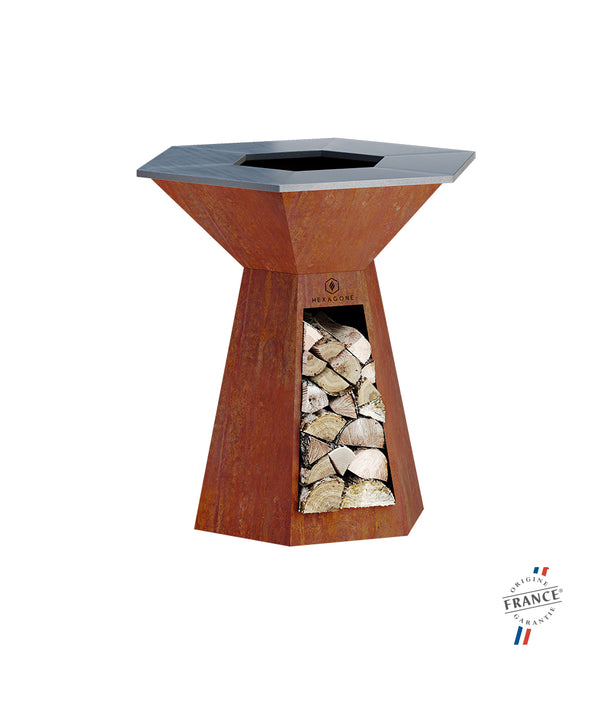 Brasero-Plancha Festin Corten 105