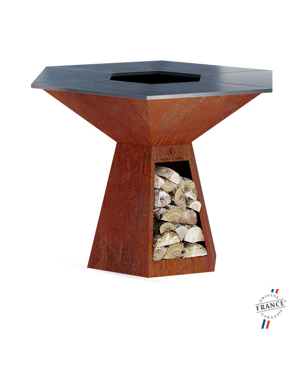 Brasero-Plancha Grand Banquet Corten 150