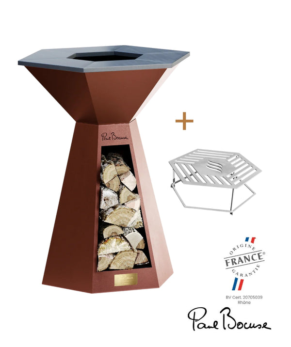 Brasero-Plancha PAUL BOCUSE Terra 85 + Grille plinthe OFFERTE