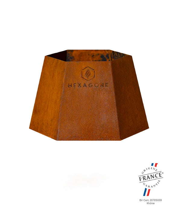 Pied bas Grand Banquet Corten